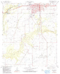 Eunice South Louisiana Historical topographic map, 1:24000 scale, 7.5 X 7.5 Minute, Year 1983