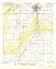 Eunice Louisiana Historical topographic map, 1:31680 scale, 7.5 X 7.5 Minute, Year 1947