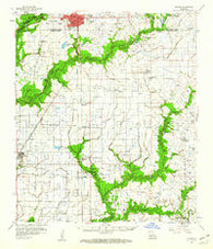 Eunice Louisiana Historical topographic map, 1:62500 scale, 15 X 15 Minute, Year 1959