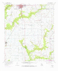 Eunice Louisiana Historical topographic map, 1:62500 scale, 15 X 15 Minute, Year 1959