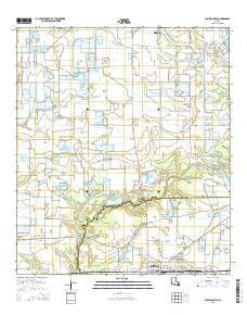 Eunice North Louisiana Current topographic map, 1:24000 scale, 7.5 X 7.5 Minute, Year 2015