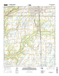 Eunice South Louisiana Current topographic map, 1:24000 scale, 7.5 X 7.5 Minute, Year 2015