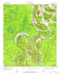 Eva Louisiana Historical topographic map, 1:62500 scale, 15 X 15 Minute, Year 1960