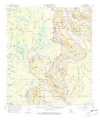 Eva Louisiana Historical topographic map, 1:62500 scale, 15 X 15 Minute, Year 1960