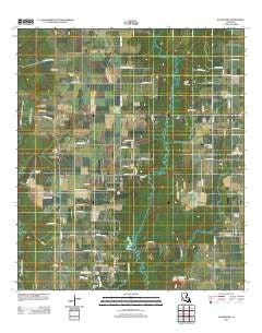 Evangeline Louisiana Historical topographic map, 1:24000 scale, 7.5 X 7.5 Minute, Year 2012