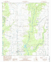 Evangeline Louisiana Historical topographic map, 1:24000 scale, 7.5 X 7.5 Minute, Year 1985