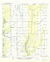 Evangeline Louisiana Historical topographic map, 1:31680 scale, 7.5 X 7.5 Minute, Year 1947