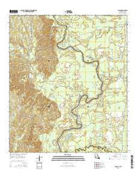 Evans Louisiana Current topographic map, 1:24000 scale, 7.5 X 7.5 Minute, Year 2015