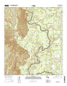 Evans Louisiana Current topographic map, 1:24000 scale, 7.5 X 7.5 Minute, Year 2015
