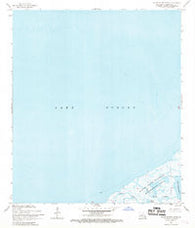 False Mouth Bayou Louisiana Historical topographic map, 1:24000 scale, 7.5 X 7.5 Minute, Year 1968
