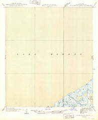 False Mouth Bayou Louisiana Historical topographic map, 1:31680 scale, 7.5 X 7.5 Minute, Year 1949