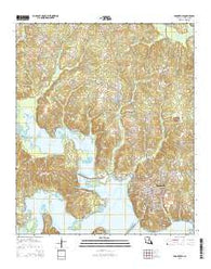 Farmerville Louisiana Current topographic map, 1:24000 scale, 7.5 X 7.5 Minute, Year 2015