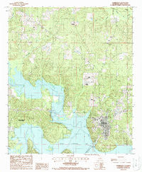 Farmerville Louisiana Historical topographic map, 1:24000 scale, 7.5 X 7.5 Minute, Year 1988