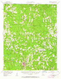 Farmerville Louisiana Historical topographic map, 1:62500 scale, 15 X 15 Minute, Year 1952