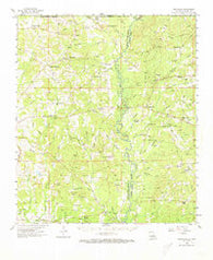 Felixville Louisiana Historical topographic map, 1:62500 scale, 15 X 15 Minute, Year 1958