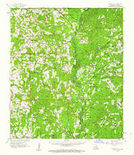 Felixville Louisiana Historical topographic map, 1:62500 scale, 15 X 15 Minute, Year 1958