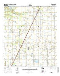 Fenton Louisiana Current topographic map, 1:24000 scale, 7.5 X 7.5 Minute, Year 2015