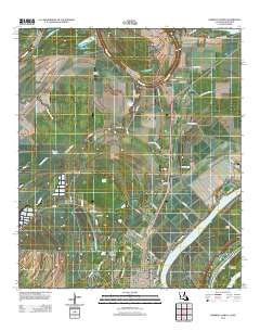 Ferriday North Louisiana Historical topographic map, 1:24000 scale, 7.5 X 7.5 Minute, Year 2012