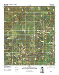 Fields Louisiana Historical topographic map, 1:24000 scale, 7.5 X 7.5 Minute, Year 2012