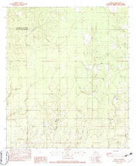 Fields Louisiana Historical topographic map, 1:24000 scale, 7.5 X 7.5 Minute, Year 1982