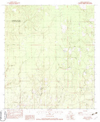 Fields Louisiana Historical topographic map, 1:24000 scale, 7.5 X 7.5 Minute, Year 1982