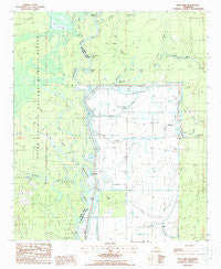 Fish Lake Louisiana Historical topographic map, 1:24000 scale, 7.5 X 7.5 Minute, Year 1987