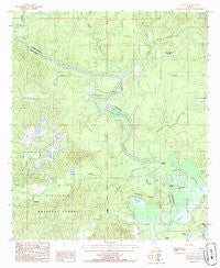 Fishville Louisiana Historical topographic map, 1:24000 scale, 7.5 X 7.5 Minute, Year 1985