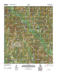 Flat Creek Louisiana Historical topographic map, 1:24000 scale, 7.5 X 7.5 Minute, Year 2012