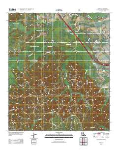 Flora Louisiana Historical topographic map, 1:24000 scale, 7.5 X 7.5 Minute, Year 2012
