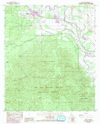 Flora Louisiana Historical topographic map, 1:24000 scale, 7.5 X 7.5 Minute, Year 1983