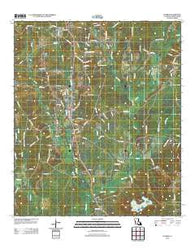 Florien Louisiana Historical topographic map, 1:24000 scale, 7.5 X 7.5 Minute, Year 2012