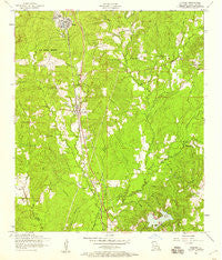 Florien Louisiana Historical topographic map, 1:24000 scale, 7.5 X 7.5 Minute, Year 1954