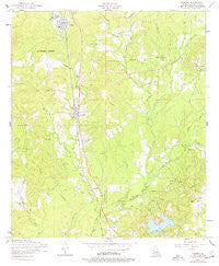 Florien Louisiana Historical topographic map, 1:24000 scale, 7.5 X 7.5 Minute, Year 1954