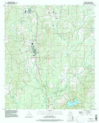 Florien Louisiana Historical topographic map, 1:24000 scale, 7.5 X 7.5 Minute, Year 1997