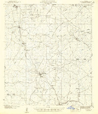 Florien Louisiana Historical topographic map, 1:62500 scale, 15 X 15 Minute, Year 1942