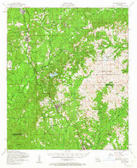 Florien Louisiana Historical topographic map, 1:62500 scale, 15 X 15 Minute, Year 1954