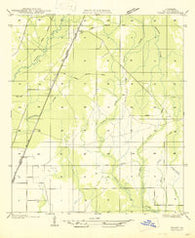 Foley Louisiana Historical topographic map, 1:31680 scale, 7.5 X 7.5 Minute, Year 1947