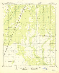Foley Louisiana Historical topographic map, 1:31680 scale, 7.5 X 7.5 Minute, Year 1947
