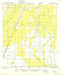 Foley Louisiana Historical topographic map, 1:31680 scale, 7.5 X 7.5 Minute, Year 1950