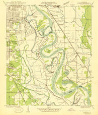 Forbing Louisiana Historical topographic map, 1:31680 scale, 7.5 X 7.5 Minute, Year 1941