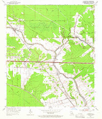 Fordoche Louisiana Historical topographic map, 1:24000 scale, 7.5 X 7.5 Minute, Year 1954