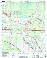 Fordoche Louisiana Historical topographic map, 1:24000 scale, 7.5 X 7.5 Minute, Year 1998