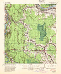 Fordoche Louisiana Historical topographic map, 1:62500 scale, 15 X 15 Minute, Year 1939
