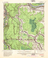 Fordoche Louisiana Historical topographic map, 1:62500 scale, 15 X 15 Minute, Year 1939