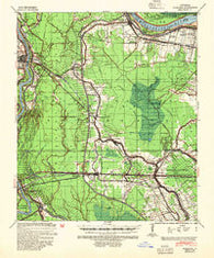 Fordoche Louisiana Historical topographic map, 1:62500 scale, 15 X 15 Minute, Year 1939
