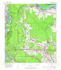 Fordoche Louisiana Historical topographic map, 1:62500 scale, 15 X 15 Minute, Year 1959