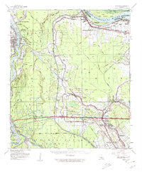 Fordoche Louisiana Historical topographic map, 1:62500 scale, 15 X 15 Minute, Year 1959