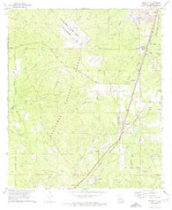 Forest Hill Louisiana Historical topographic map, 1:24000 scale, 7.5 X 7.5 Minute, Year 1971