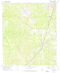 Forest Hill Louisiana Historical topographic map, 1:24000 scale, 7.5 X 7.5 Minute, Year 1971