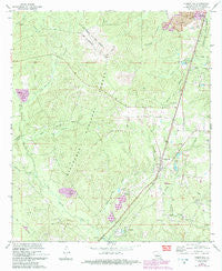 Forest Hill Louisiana Historical topographic map, 1:24000 scale, 7.5 X 7.5 Minute, Year 1971
